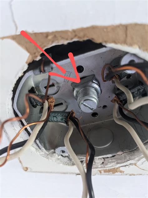 how to remove an old metal junction box|how to remove junction box.